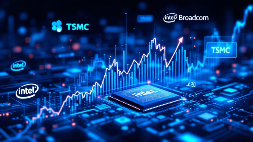 인텔(INTC), 브로드컴·TSMC 인수설에 10% 급등