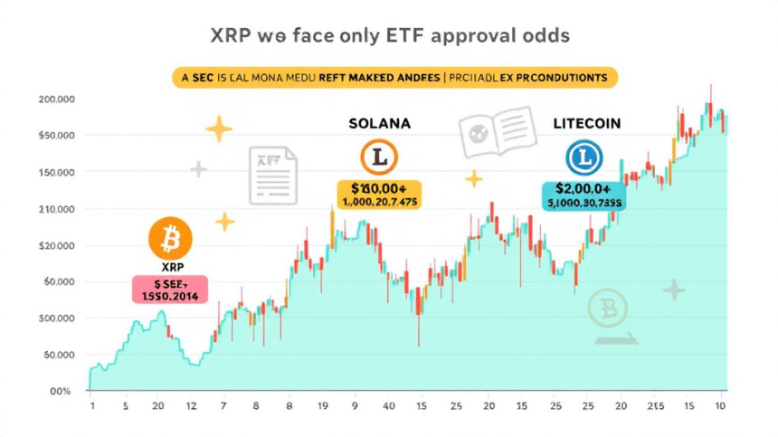  XRP ETF 승인 가능성, 솔라나·라이트코인보다 낮다는 분석