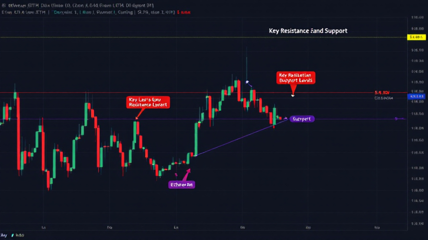  이더리움(ETH), 2,400달러 지지선 테스트 임박… 추가 하락 가능성?