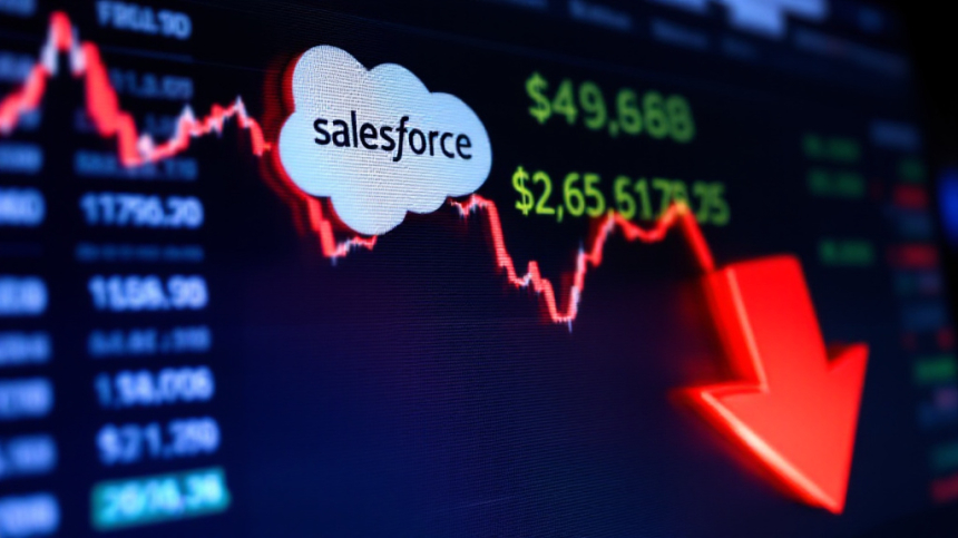 세일즈포스, 실적 전망 부진에 주가 5% 하락…연초 대비 8%↓
