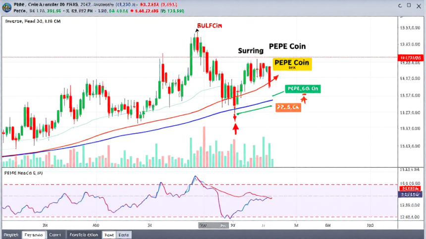  페페(PEPE), 주요 저항선 돌파 임박… 추가 상승 가능성은?