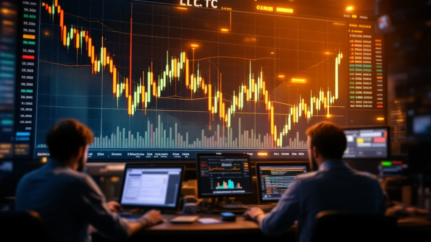 라이트코인(LTC), 강한 매도 압력에 25% 추가 하락 가능성
