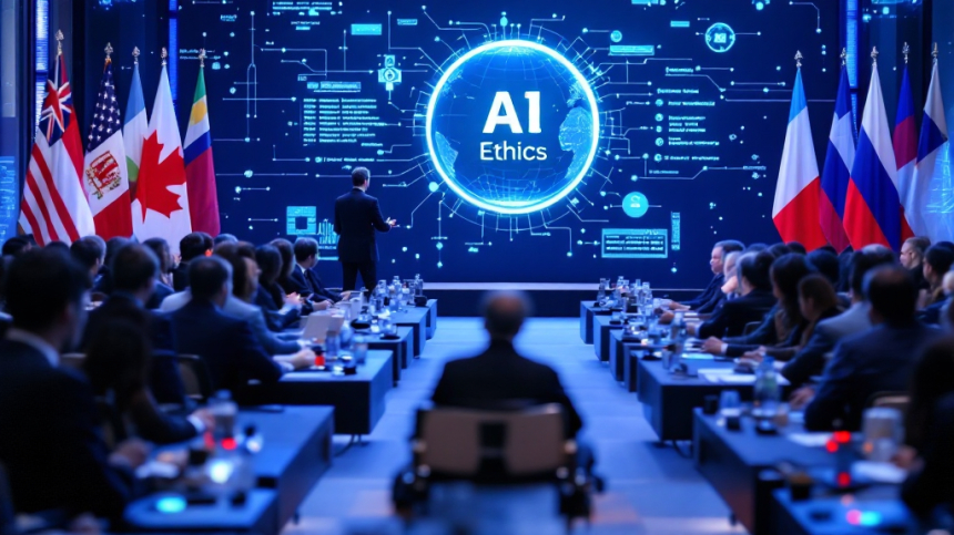  美·英, 글로벌 AI 윤리 협약 서명 거부… 국제 표준 합의 난항