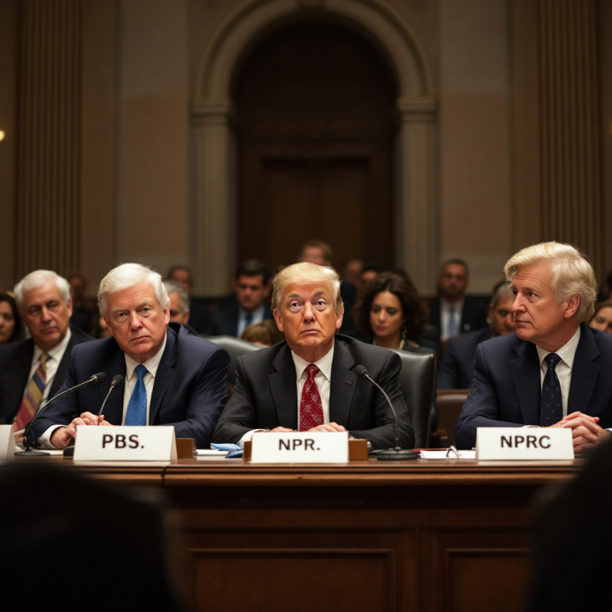 미 공영방송 PBS·NPR, 공정성 논란으로 의회 청문회 출석 요청