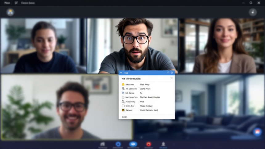 니어 프로토콜 전직 매니저, 온라인 회의 중 실수로 개인 이미지 노출