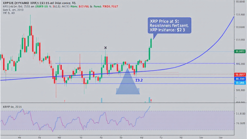 리플(XRP), 3달러 돌파 시동?… 강력한 저항선 테스트 중