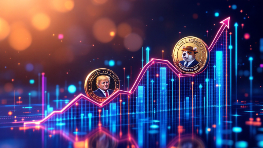  밈코인 시장 반등… $TRUMP·$WIF 20% 이상 상승