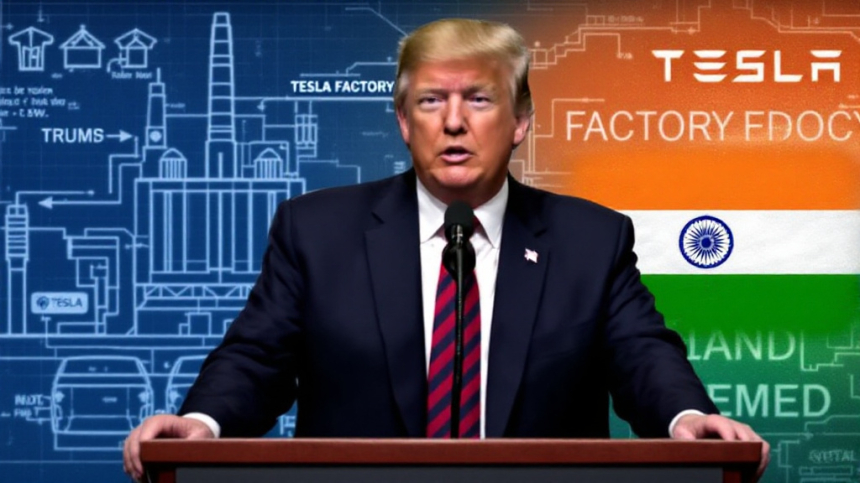  트럼프, 테슬라의 인도 공장 계획에 '불공정' 비판