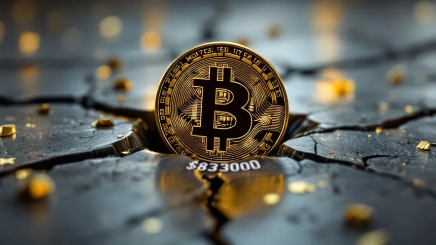  비트코인(BTC), 핵심 지지선 붕괴…단기 하락 반전 신호?