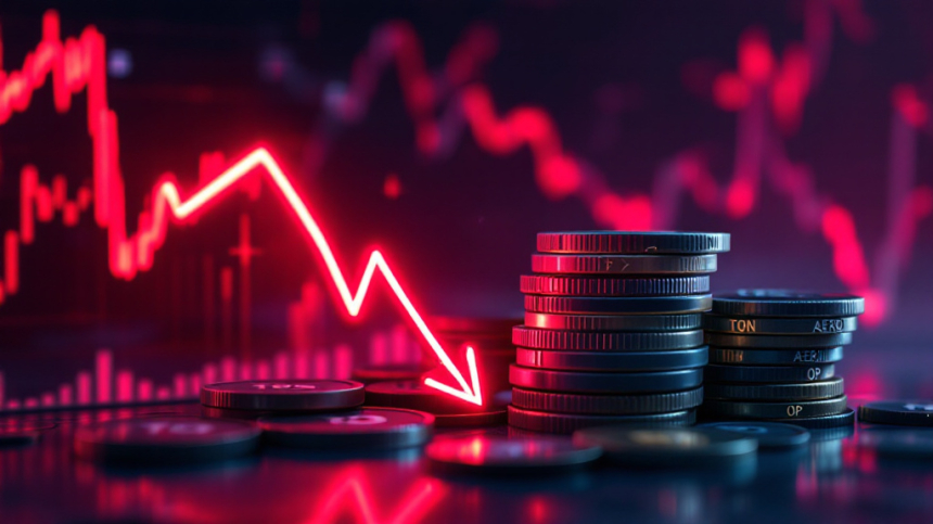  알트코인 투자자 '패닉'… TON·AERO·OP 보유자 90% 이상 손실
