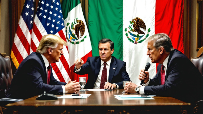  트럼프, 멕시코산 제품 25% 관세 한 달 유예… 무역 갈등 완화될까