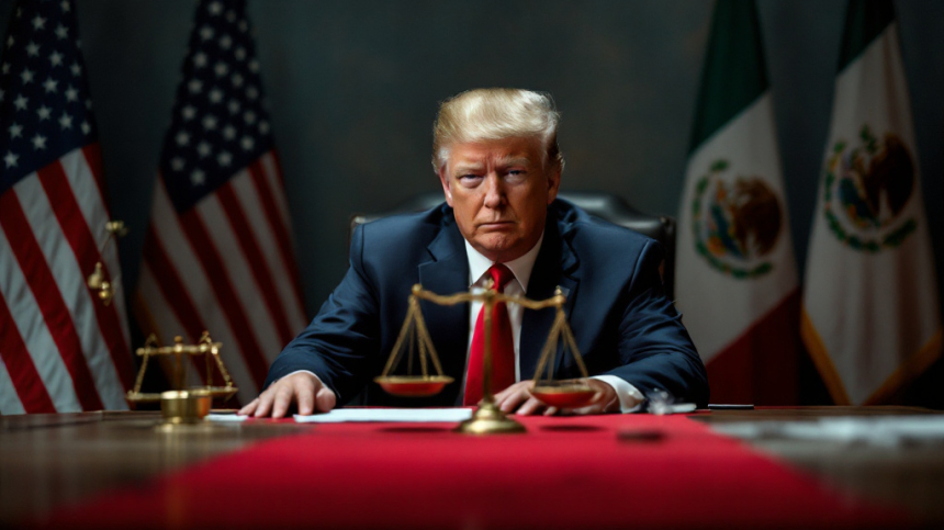  트럼프, 멕시코산 수입품 관세 1개월 동결… 무역 갈등 완화 신호?