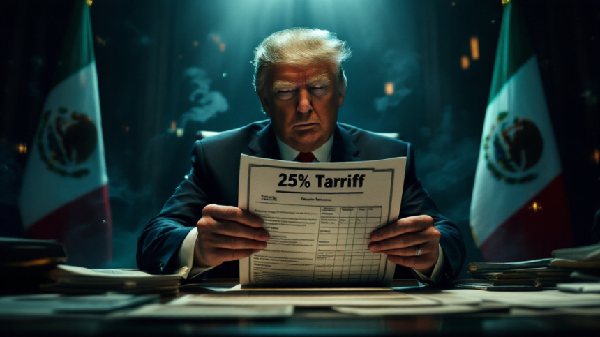  트럼프, 멕시코산 제품 25% 관세 한 달간 유예… 무역 협상 변수 되나