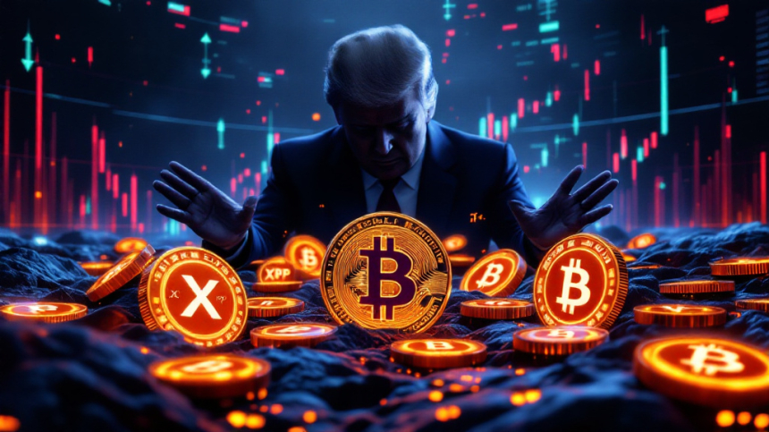  트럼프의 '암호화폐 전략 비축' 발표 후 XRP 급등… 이후 하락 반전