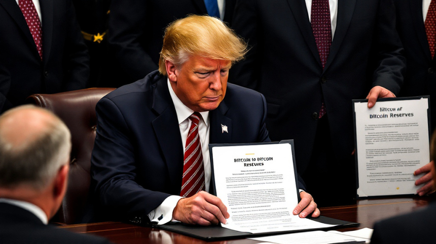  트럼프, 미 정부의 비트코인 공식 보유 명문화…전략적 비축고 신설
