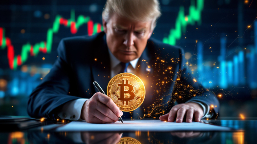  트럼프, 美 정부 비트코인 전략 비축 명령… 시장은 급락