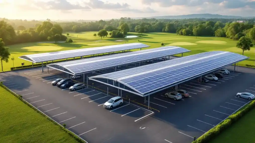  英 골프장, 전기료 폭탄에 '태양광 주차장'으로 돌파구 찾는다