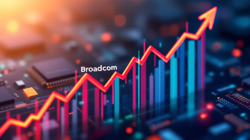 브로드컴, AI 반도체 성장에 힘입어 주가 9% 급등