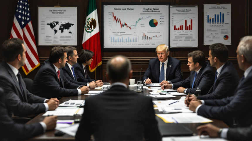  트럼프, 멕시코산 제품 25% 관세 한 달 유예… 협상 시간 벌었다