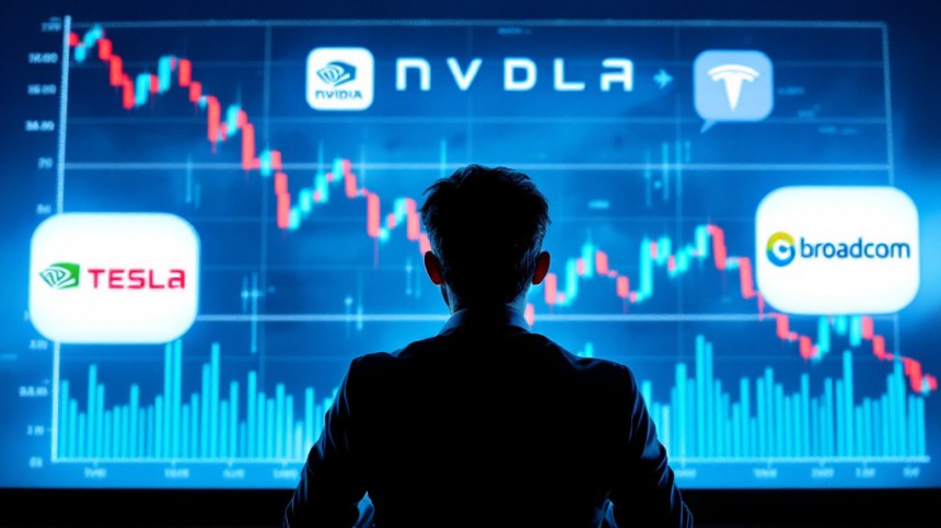  트럼프發 관세 정책 여파… 美 증시 급락, 기술주 직격탄