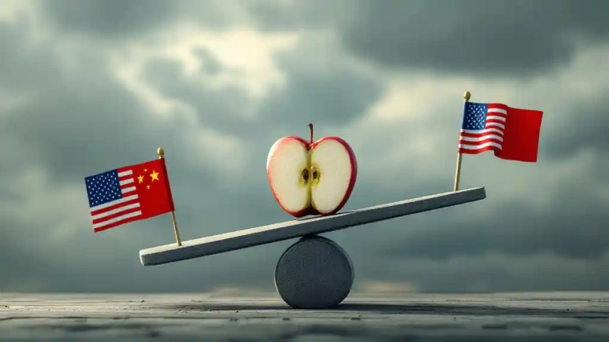  애플(AAPL), 하루 만에 다시 6% 하락…'관세 불확실성'에 출렁이는 주가