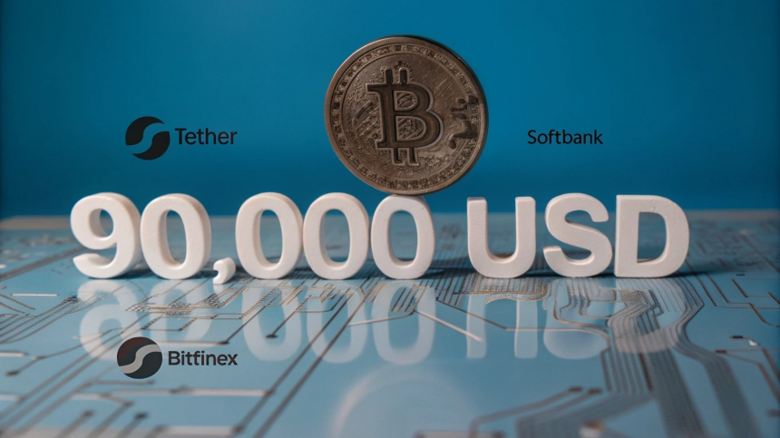  비트코인 9만 달러 돌파 속 테더·소프트뱅크, 30억 달러 투자 단행