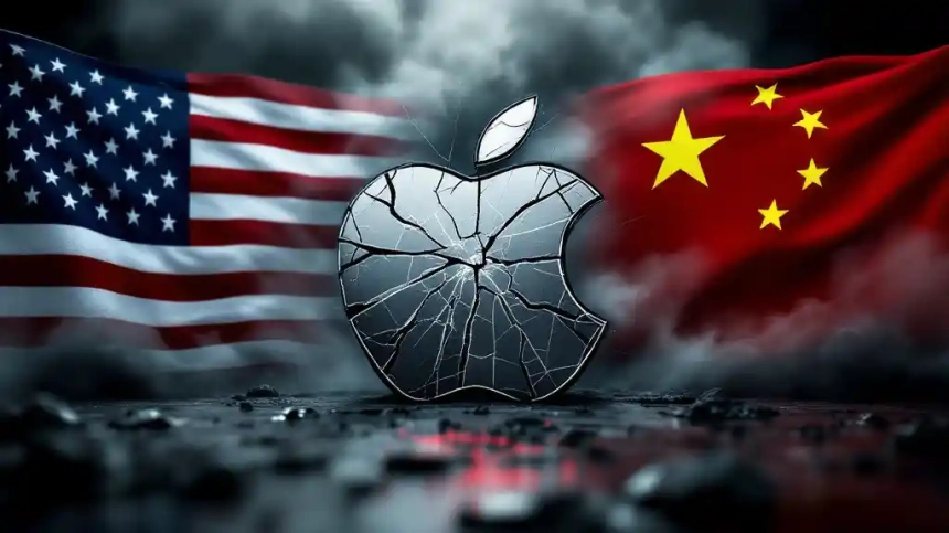 美, 중국산 제품에 최대 104% 관세 폭탄… 애플 주가 20% 급락