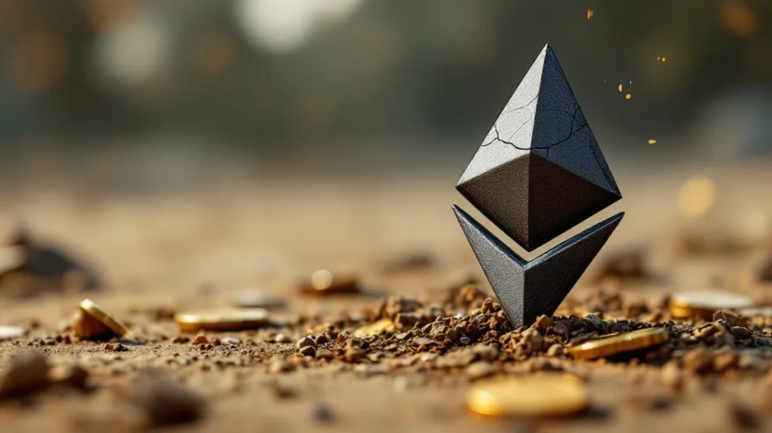 이더리움(ETH), 최대 91% 폭락 경고…고래 매도·수수료 급감에 구조적 위기