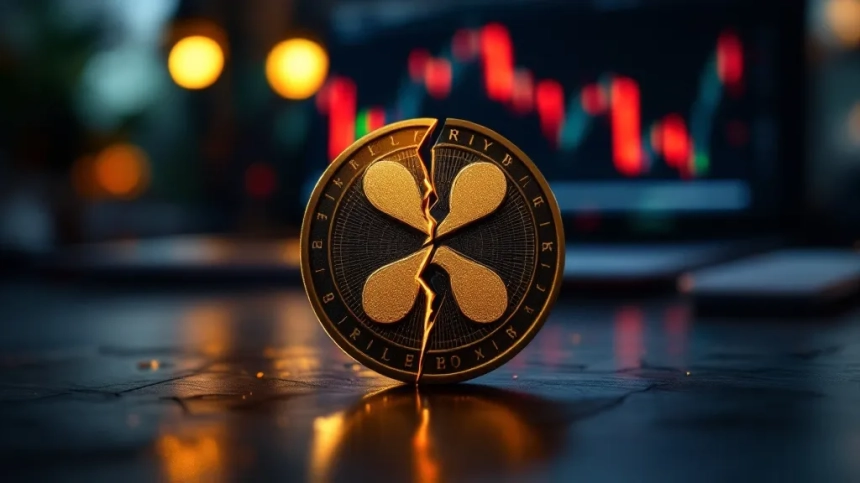 XRP, 관세 전쟁 여파에 6000만 달러 롱 청산…투자 심리 급랭