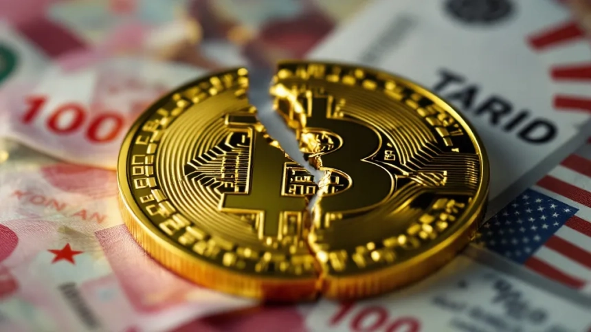 中 위안화 절하 시사에 비트코인 급락…트럼프發 관세 쇼크 여진