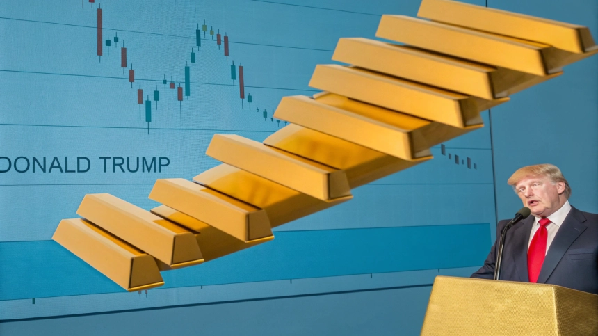  트럼프發 훈풍에 금값 하루 만에 4% 급락…안전자산 선호 꺾였다