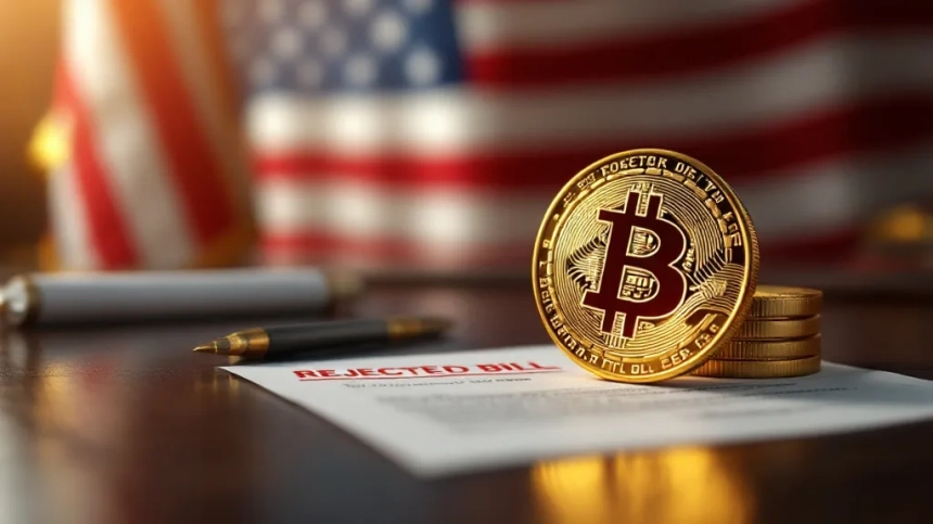  오클라호마 비트코인 준비금 법안, 상원 위원회서 1표 차로 부결