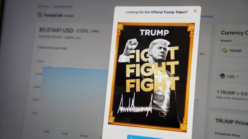 도널드 트럼프 대통령 밈코인 'TRUMP', VIP 만찬 이벤트로 주간 83% 폭등