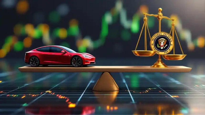  테슬라(TSLA), 트럼프 관세 유예에 들썩… 기술 반등 신호에도 정치 변수 부담