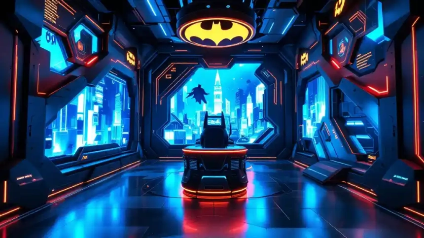 배트맨, 글로벌 AR 게임 체험관에 출격…고담시 악당들과 맞선다
