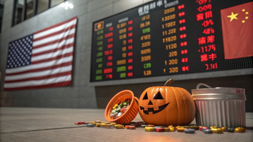  美·中 관세 완화 기대로 증시 반등…핼러윈 소비엔 '경고등'