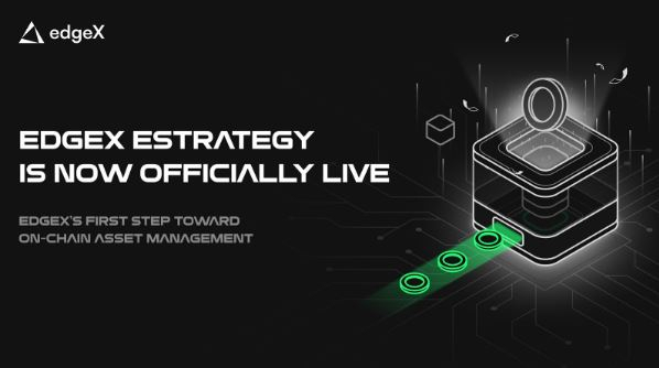  edgeX, ‘eStrategy Vault’ 출시 후 몇 시간 만에 목표 규모 달성… 사용자 관심 폭발