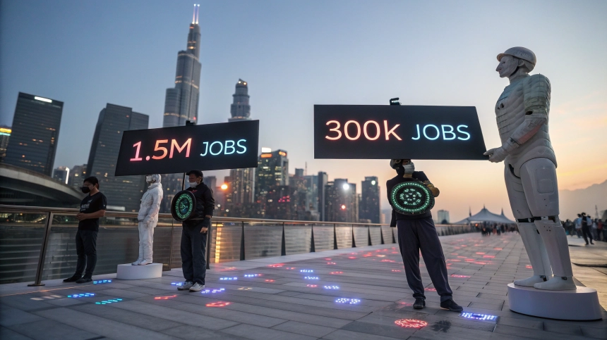  2030년까지 블록체인 일자리 급증 전망… AI 일자리 격차 좁힌다