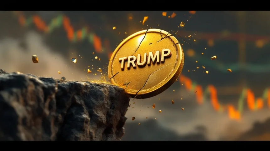 트럼프 밈코인($TRUMP), 3억 달러 물량 해제 앞두고 83% 폭락