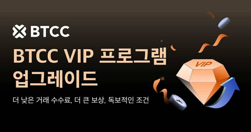  BTCC 거래소, 글로벌 하이 볼륨 트레이더 지원을 위해 VIP 프로그램 강화