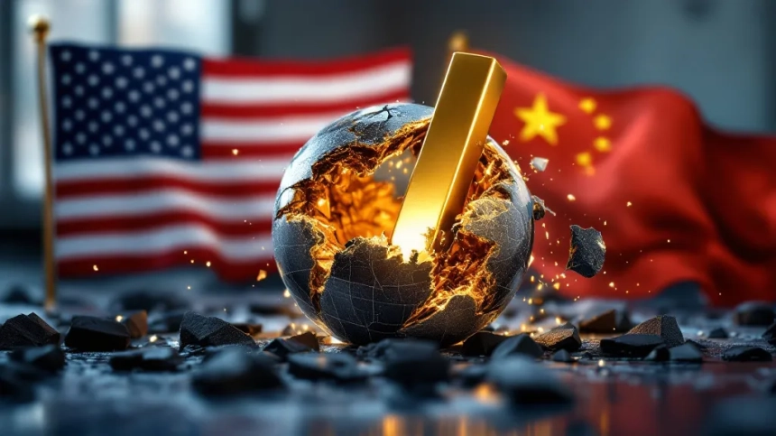  미국, 대중 관세 245% 경고에 금값 사상 최고·주식 선물 급락