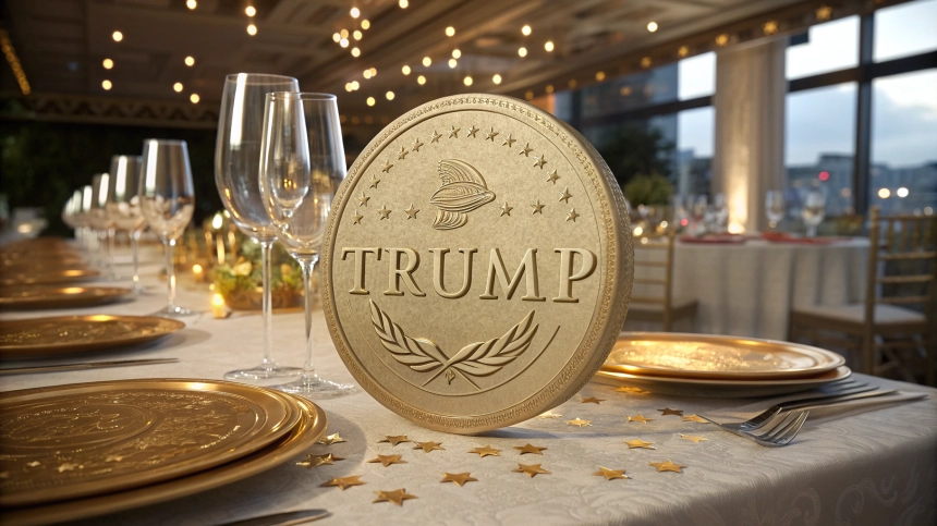  트럼프 밈코인 $TRUMP, 독점 만찬 행사 발표에 70% 급등