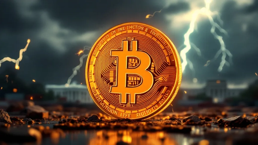 트럼프發 관세폭탄에 비트코인(BTC) 5% 급락…“디지털 금도 못 피했다”