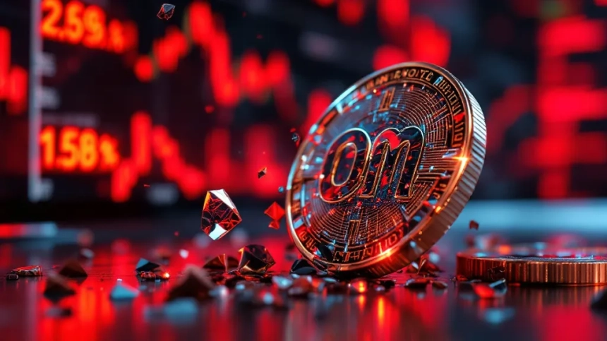 만트라(OM), 1시간 만에 90% 폭락…7000만 달러 청산 '패닉 붕괴'