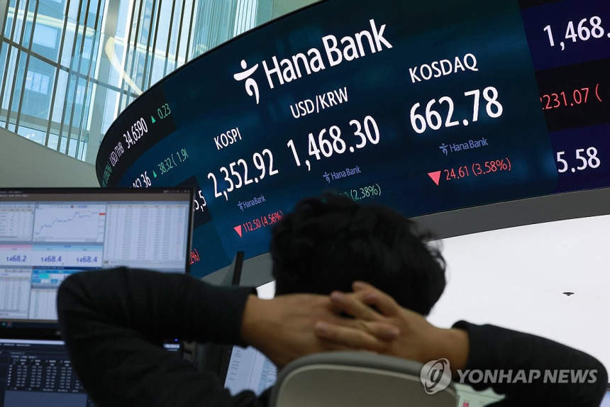  트럼프 관세 공포에 국내 증시 패닉…코스피 5% 급락