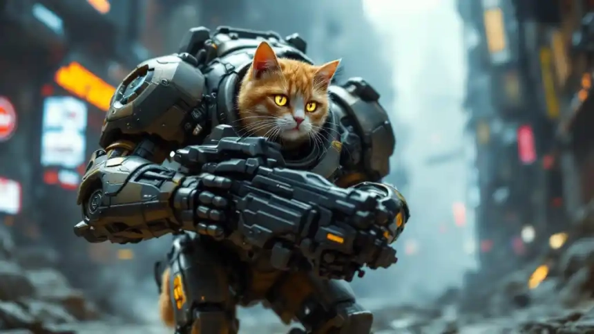  고양이와 메카의 만남…'냥 히어로즈', 2025년 겨울 정식 출시 예고