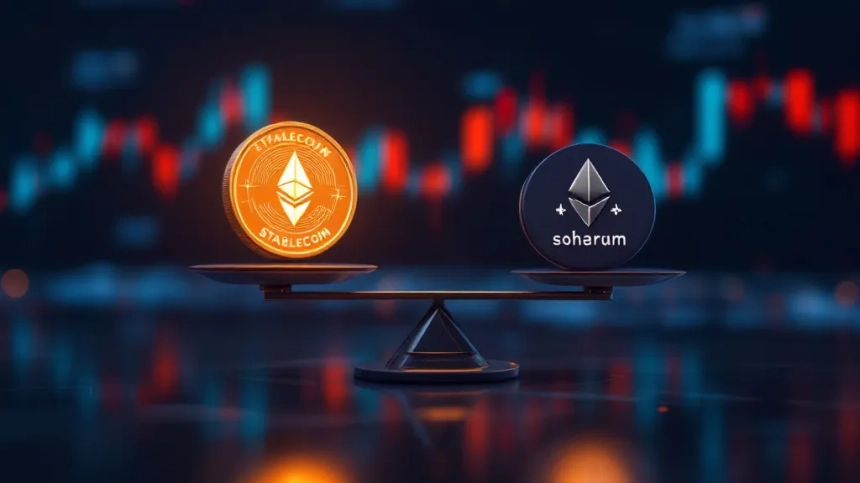 스마트 컨트랙트 침체 속 스테이블코인 역주행…지난달 14조 원 유입