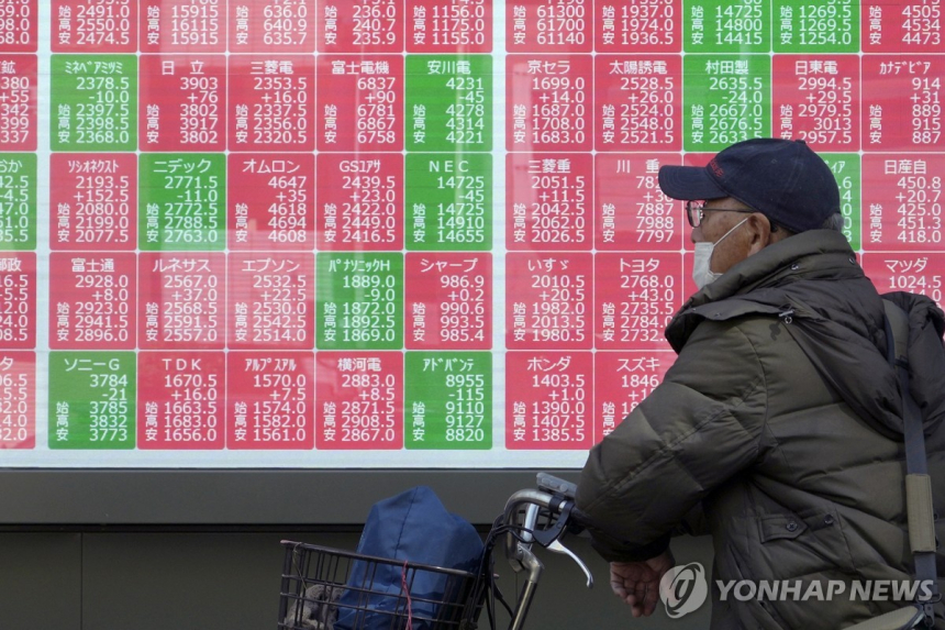  닛케이, 하루 만에 1,600포인트 폭락…트럼프 관세 발언 직격탄