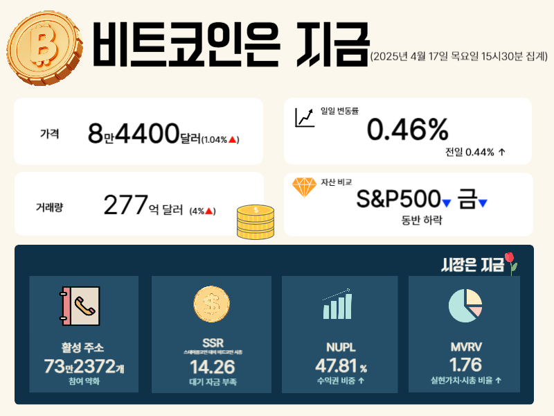[비트코인은 지금] 거래량 늘고 도미넌스 상승…반등 흐름 이어지나