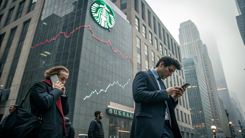  실망스런 실적에 스타벅스(SBUX) 주가 급락… CFO '전망은 시기상조'